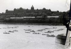 1934, Bor Dezső, evezés, Fortepan #232216