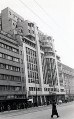 Románia, Bukarest, Bulevardul General Gheorghe Magheru 10/a, Hotel Ambasador., 1958, Virány László, modern építészet, Fortepan #232434