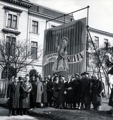 1958, Virány László, opera, reklám, Fortepan #232467