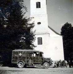 1940, Tordai György, mentőautó, Fortepan #232765