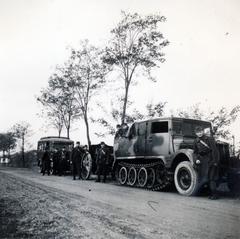 1940, Tordai György, 37M Hansa Lloyd, tüzérség, mentőautó, Fortepan #232796