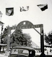 1940, Tordai György, triumphal arc, Fortepan #232841