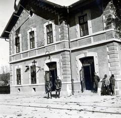 Romania,Transylvania, vasútállomás., 1940, Tordai György, Fortepan #232881