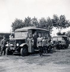 1940, Tordai György, ambulance, armband, Fortepan #232930