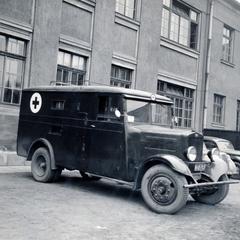 1940, Tordai György, ambulance, Fortepan #232932