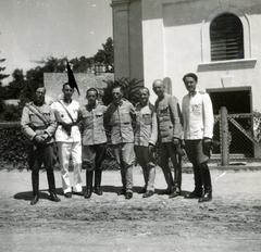 Hungary, Árpád utca, a felvétel a református templom előtt készült., 1940, Tordai György, Fortepan #232996