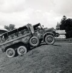 Magyarország, Nábrád, 1940, Tordai György, Rába 38M Botond, Általános Honvédségi Gépjármű Embléma, Fortepan #233094