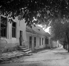 Magyarország, Sümeg, Szent István tér 3. Hertelendy-kúria., 1950, Építész, utcakép, kúria, Fortepan #23338