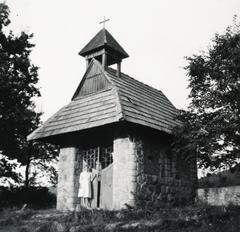 Hungary, Verőce, (Nógrádverőce), Magyarkút, Gonzaga Szent Alajos-kápolna., 1958, Lelkes Ilka, Fortepan #234116