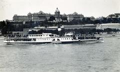 1933, Gödi Digitális Fotóarchívum, Danube, hotel, steamboat, Fortepan #234157