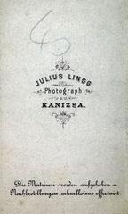 1900, Hegyvidéki Helytörténeti Gyűjtemény, verso, Fortepan #234338