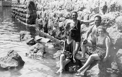 Croatia, Opatija, 1917, Nagy Sándor, bathing, Fortepan #23795