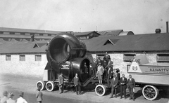 Magyarország, Budapest VIII., Kőbányai út 31. Ganz gyár., 1935, Jurányi Attila, csoportkép, Ganz-márka, Budapest, turbina, szivattyú, Fortepan #23816