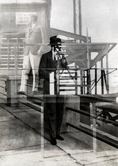 1928, Subai Géza, Best of, kettős expozíció, rontott fotó, Fortepan #238363