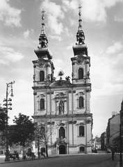 Magyarország, Budapest I., Batthyány tér, Szent Anna-templom, Fő utca., 1930, Somlai Tibor, templom, Budapest, Fortepan #24124