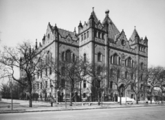 Magyarország, Budapest XIV., Stefánia út 14., Magyar Állami Földtani Intézet., 1940, Somlai Tibor, építészet, szecesszió, Lechner Ödön-terv, középület, Budapest, Fortepan #24150