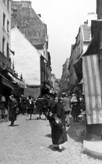 Franciaország, Párizs, Rue Mouffetard., 1930, SZF, Fortepan #24216