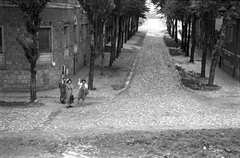 Hungary, Szeged, a Bánomkert sor és az Oldal utca sarka a vasúti töltésről fényképezve., 1958, Szánthó Zoltán, alley, wave, Fortepan #24279