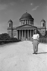 Hungary, Esztergom, Bazilika., 1958, Szánthó Zoltán, basilica, Fortepan #24290