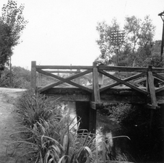 1936, Lőrincze Judit, bridge, wooden bridge, Fortepan #24487