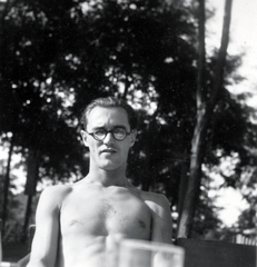 1939, Lőrincze Judit, portrait, glasses, Fortepan #24507