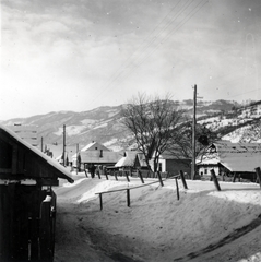 Ukraine,Zakarpattia Oblast, Rakhiv, Miru út (Fő utca)., 1939, Lőrincze Judit, village, winter, Fortepan #24525