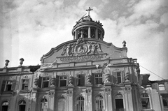 Magyarország, Budapest XI., Villányi út (Szt. Imre herceg útja) 5-7. Szent Margit Gimnázium., 1945, Kurutz Márton, gimnázium, palota, Budapest, neobarokk stílus, Fábián Gáspár-terv, Fortepan #24672