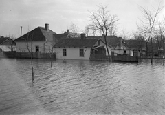 Magyarország, Újszász, 1940. márciusi árvíz., 1940, Vass Károly, Fortepan #24724