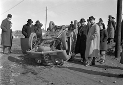 Opel Kadett I. személygépkocsi., 1940, Vass Károly, közlekedés, német gyártmány, Opel-márka, baleset, automobil, Opel Kadett, Fortepan #24745