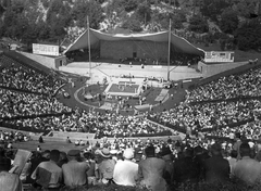 Germany, Berlin, Waldbühne lelátói a XI. nyári olimpiai játékok alatt., 1936, Vass Károly, Berlin Olympics, Olympics, Fortepan #24769