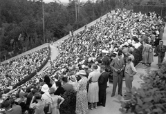 Németország, Berlin, Waldbühne lelátói a XI. nyári olimpiai játékok alatt., 1936, Vass Károly, olimpia, stadion, Fortepan #24789