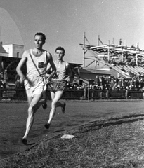 1943, Zombory György, sport, futás, stadion, futóverseny, atlétika, Fortepan #24856