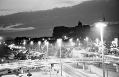 Hungary, Tabán, Budapest I., látkép a Királyi Palotával a Gellérthegyről., 1969, Tóth Károly dr, Budapest, Fortepan #24992