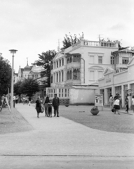 Németország, Binz, Rügen, Strandpromenade., 1963, Fortepan/Album061, plakát, strand, Fortepan #250036