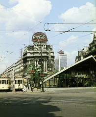 Belgium, Bruxelles, Place de Brouckère / De Brouckèreplein., 1964, Pozsgay Eszter, Fortepan #250085