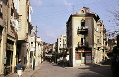 Bulgaria, Plovdiv, ulica Zselezarszka és ulica Konsztantin Sztoilov sarok a Dzsumaja mecset felől., 1964, Pozsgay Eszter, Fortepan #250107