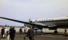 1968, Pozsgay Eszter, Sabena légitársaság, Convair CV-440 Metropolitan, Fortepan #250151