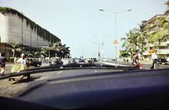 India, Mumbai, Madame Cama Road., 1965, Pozsgay Eszter, utcakép, járműbelső, Fortepan #250171