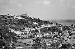 Magyarország, Pécs, Havihegy a Tettyével a Magaslati (Kalinyin) útról., 1971, Tóth Károly dr, látkép, Fortepan #25027