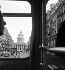 Franciaország, Párizs, Rue Soufflot, háttérben szemben a Panthéon., 1973, Vimola Károly, Fortepan #250300