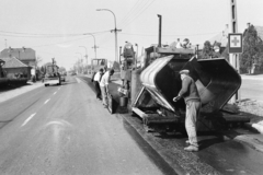 1982, Vimola Károly, road construction, paving, Fortepan #250325