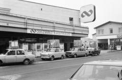 Ausztria, Felsőőr, a Wienerstrasse, a felvétel a Lisztgasse környékén készült., 1988, Vimola Károly, Trabant-márka, hűtőszekrény, Fortepan #250335