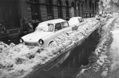 Magyarország, Budapest VIII., Stáhly utca a Somogyi Béla (Rökk Szilárd) utca felől a Vas utca felé nézve., 1987, Vimola Károly, Trabant 601, Budapest, Fortepan #250350