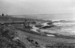 Magyarország,Dunakanyar, Nagymaros, ideiglenes Duna-meder létesítése a bős-nagymarosi vízlépcsőrendszer építésekor., 1988, Vimola Károly, Fortepan #250388