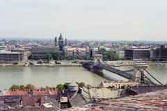 Magyarország, budai Vár, Budapest I., kilátás a Magyar asszonyok bástyájáról., 1987, Tóth Károly dr, Budapest, Fortepan #25067