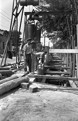 Magyarország, Budapest XIV., Egressy út, csatornaépítés a Törökőr utca közelében., 1957, FŐMTERV, Domonkos Endre, Budapest, mélyépítés, Fortepan #251072