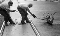 1960, FŐMTERV, paving, Fortepan #251272