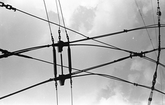 1960, FŐMTERV, catenary wire, Fortepan #251305