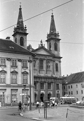 Magyarország, Szombathely, Mindszenty tér, Székesegyház., 1967, Szánthó Zoltán, katolikus, klasszicizmus, Melchior Hefele-terv, Fortepan #25150