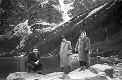 Lengyelország,Lengyel Magas-Tátra, Tátra Nemzeti Park, Morskie Oko (Halastó)., 1963, Szánthó Zoltán, tengerszem, Tátra hegység, Fortepan #25160